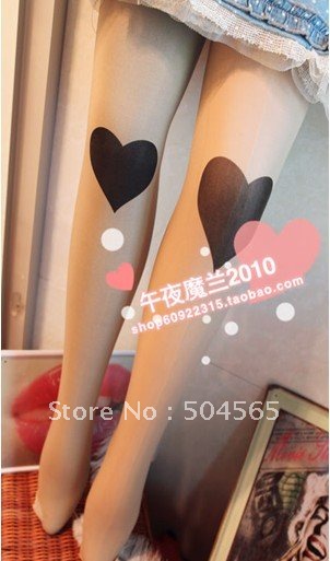 IRIS Knitting LG-009 Free Shipping,Women Tattoo Leggings,Fashion Design Famouse Brand Tights/Silk Stockings,Lady Love Pantynose