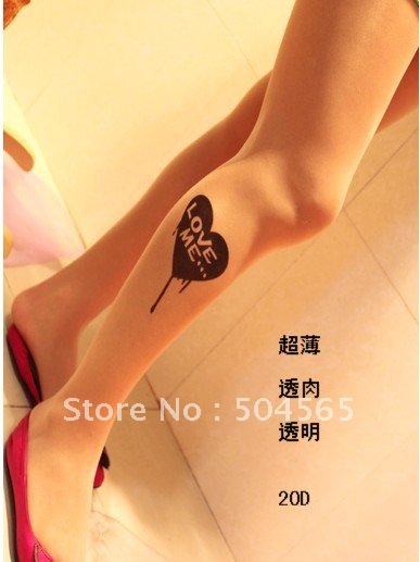 IRIS Knitting LG-054 Free Shipping,NEW Fashion Women Tattoo Leggings,Hand Printed Vintage Stockings/Tights,Ladies Pantyhose