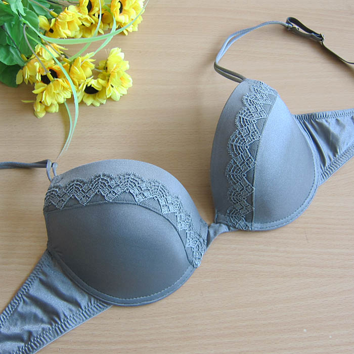 J3 shopping cart hm silver grey thick thin bra 75c