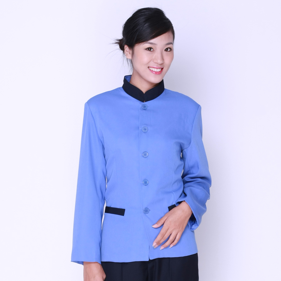 J307 cleaning service clothes cleaning work wear autumn uniform