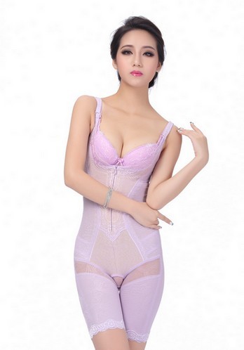 Jiajia ultra-thin breathable summer paragraph sweat absorbing fat burning abdomen drawing butt-lifting bodysuit shaper