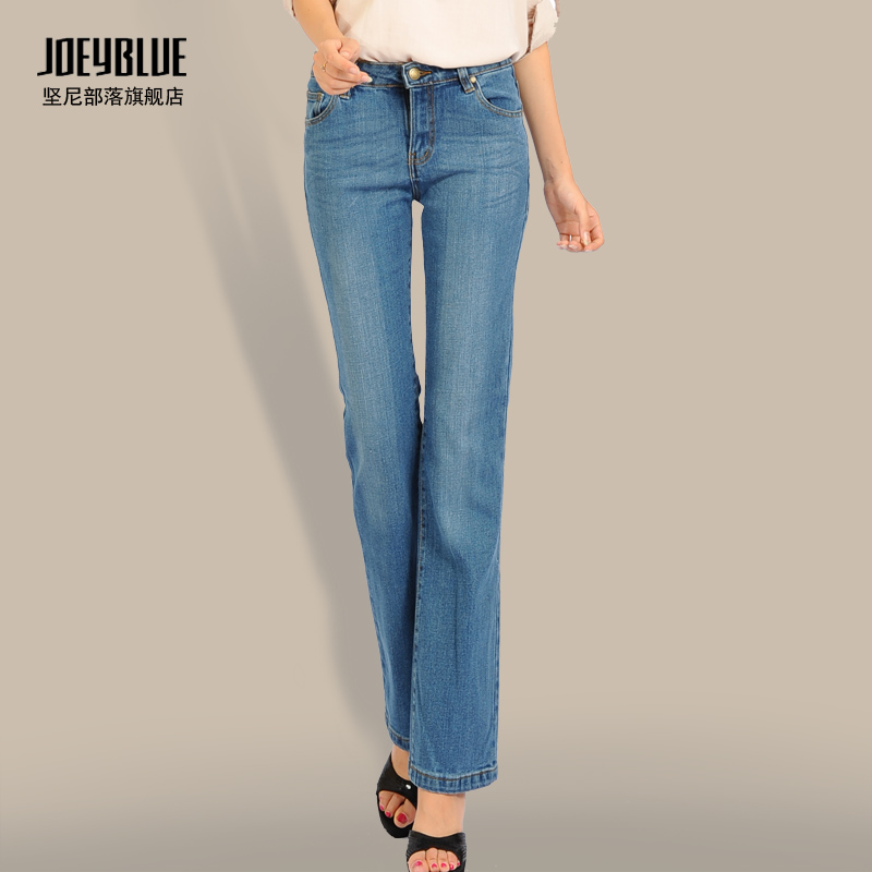 Joeyblue 2012 flare trousers female slim butt-lifting jeans trousers