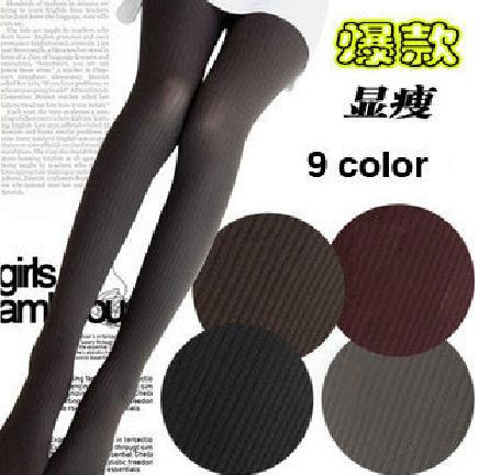 Joker female backing socks column bar show thin panty hose  5PCS/LOT