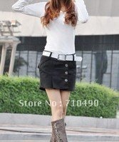 Joker woollen skirts pants boots KuQun boots pants pants son ms shorts qiu dong female trousers thick