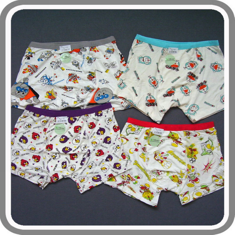 K-051 child panties high quality modal elastic comfortable male child plus crotch trunk