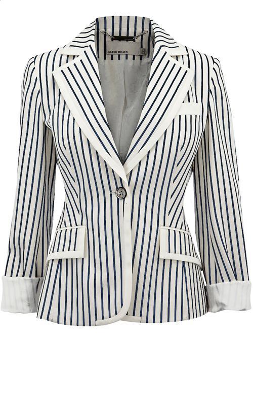 K m 2012 ol stripe patchwork work wear small top suit jacket jn018