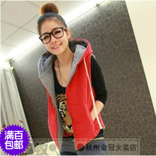 K mushroom winter thickening vest outerwear clothing clothes women's