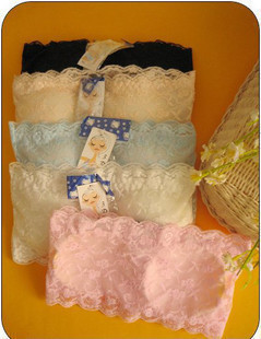 K023 belt pad lace decoration two ways spaghetti strap tube top invisible shoulder strap tube top 30g