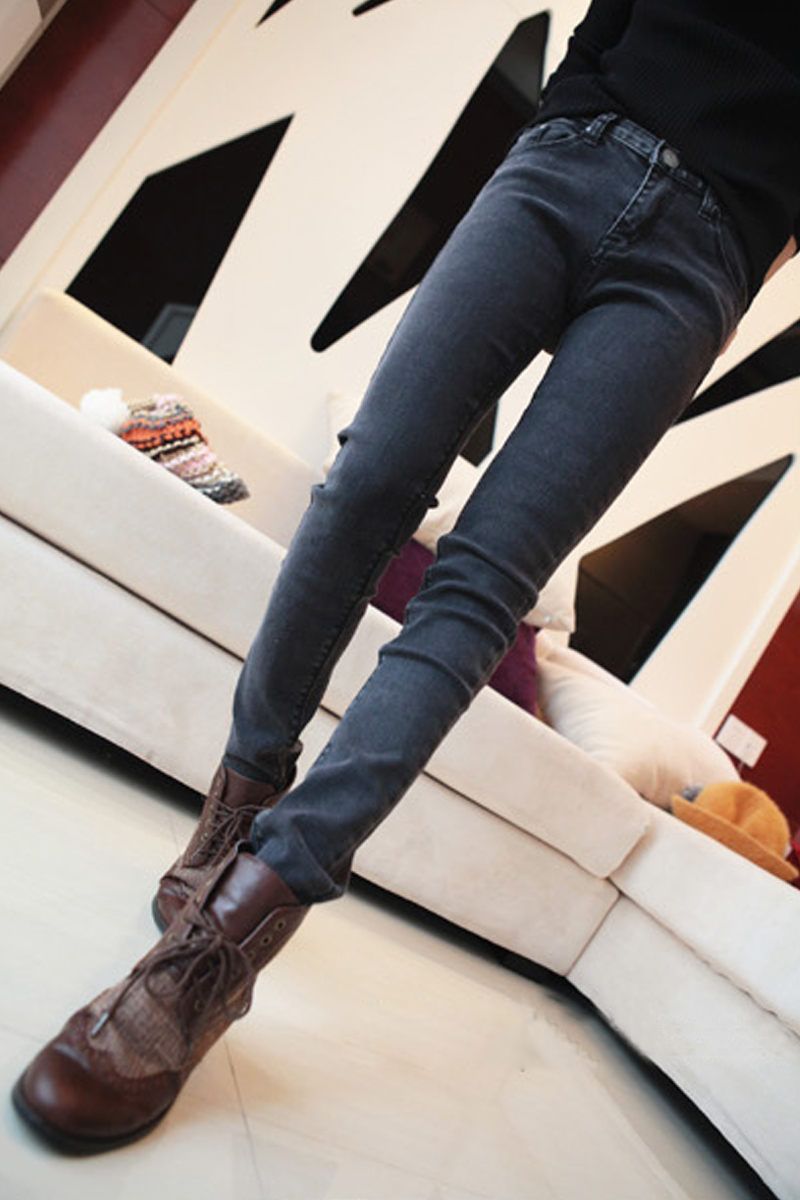 Kaka 2013 spring super skinny jeans female trousers pencil pants Free Shipping