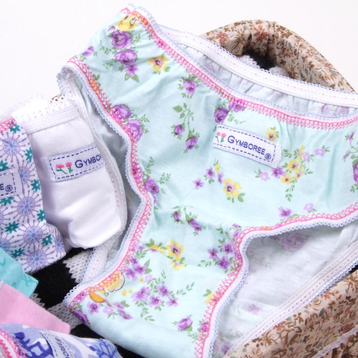 Kimberly female child 100% cotton panties fancy shorts underwear briefs