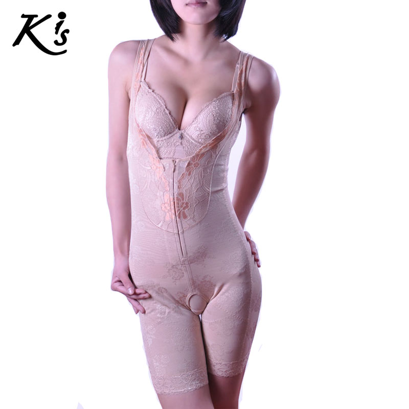 Kis hexagonal reticular fiber one piece shaper abdomen butt-lifting 7036 drawing