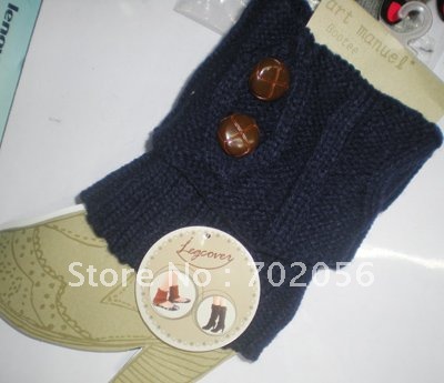 Knited leg warmers Tight LEG CORVER Sexy Socks button design 20 pairs/lot #2335