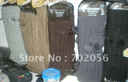 Knited Leg Warmers Tight LEG CORVER Sexy Socks MIXED 100 pairs/lot #2336