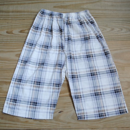 Knitted cotton breathable 100% home pajama pants male Women spring and autumn