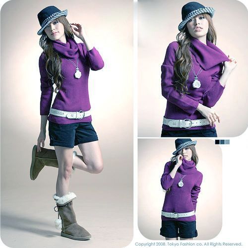 Korea, 2013, full hair, multi-color sweater, special sales sweater Drop shipping A1089