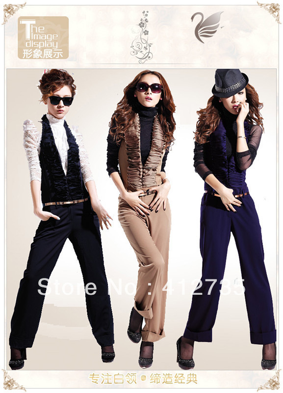 Korea fashion harlan rompers  pants jumpsuit tide casual pants