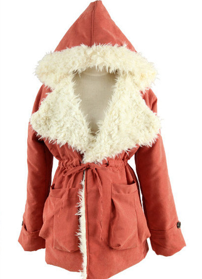 Korean Flocking cotton-padded jacket coat  2013 New arrival