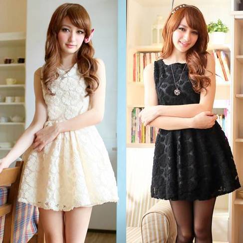 Korean Women 2013 Summer wear NEW bud Silk Flowers Sweet Lady sleeveless Dress TOPS SALE dress Free shipping D10867