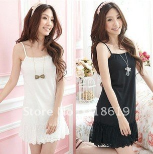 Korean Women sweet lace Dress Underskirt dress Summer Free Shipping