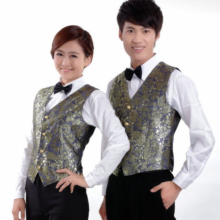 Ktv work wear vest uniform