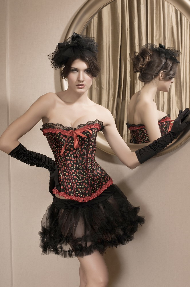 Lace decoration decorative pattern sploshes sexy nobility shapewear vest 5139 sexy dresses