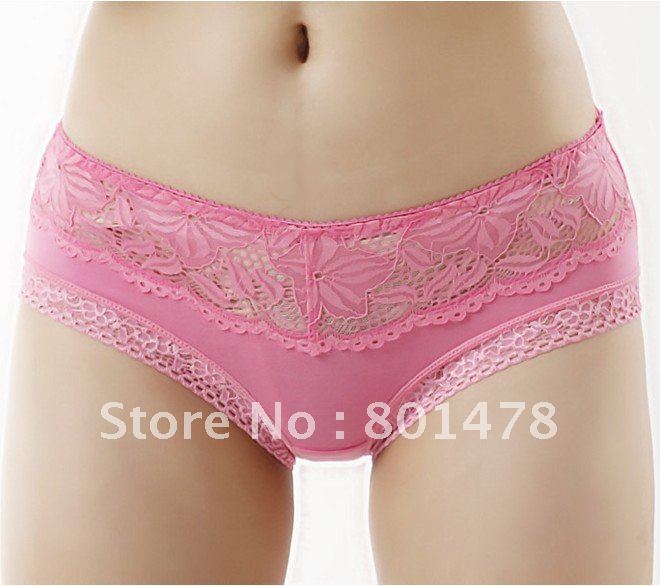 Lace modal cotton comfortable women's high-end lace panties 118