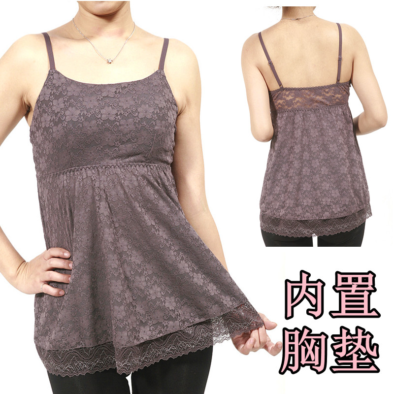 Lace small vest fashion all-match spaghetti strap vest spaghetti strap top sexy small vest female basic