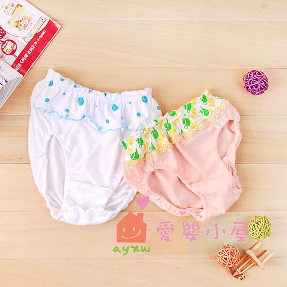 Laciness child panties cotton sweat absorbing home casual small shorts baby learning pants ws816