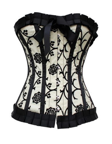 Laciness royal body shaping vest breasted lacing decorative pattern corset 5229