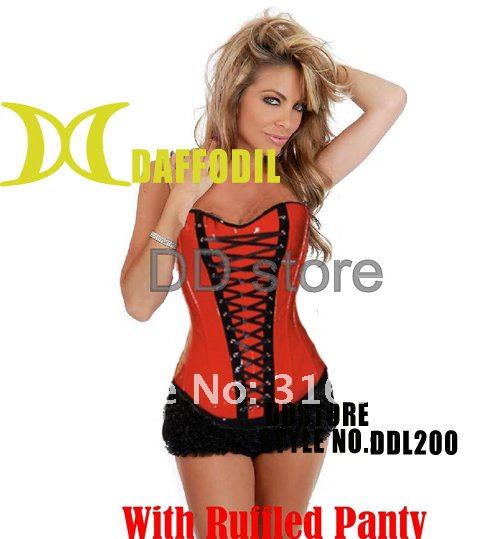 Ladies bustier  Wholesale womens lingerie Free shipping Lingeries  Sexy satin corset  ladies' corset ladies underwear DDL200