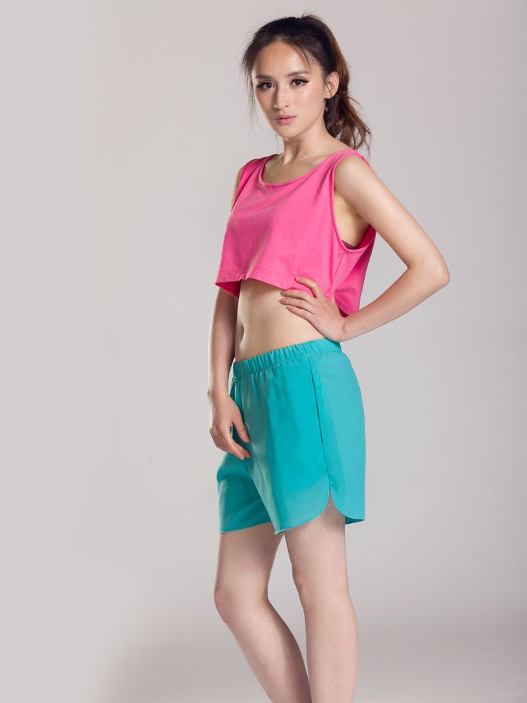 Ladies fashion pink blue summer wear free shipping board shorts