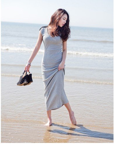 ladies' fashion summer beach skirt,women's cotton long dress,summer maxi dress free shipping