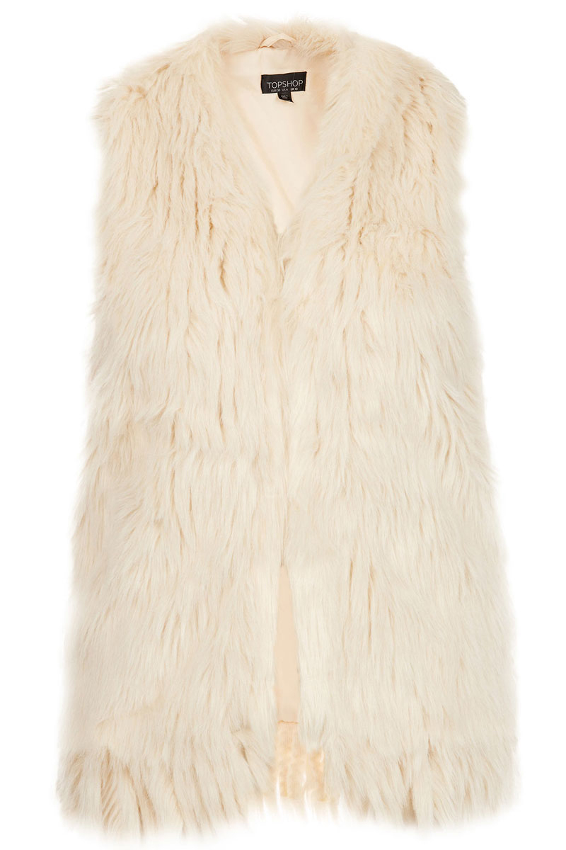 LADIES  FAUX FUR  VEST