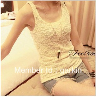 ladies Hollow full  Crochet  camisole