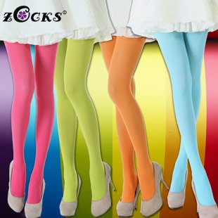 Ladies' pantyhose, socks stockings  multi-color pantyhose 80D fashion tights