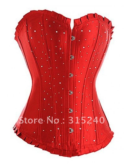 Ladies red sexy corset (C098)