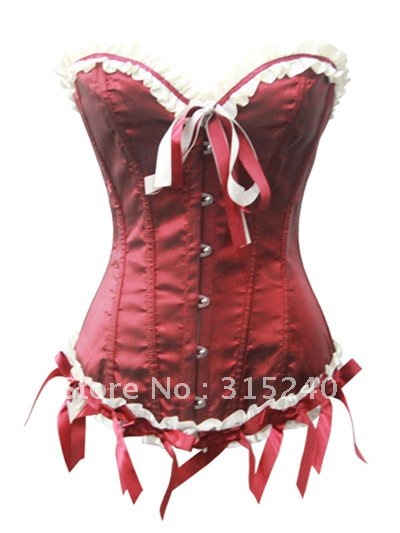 Ladies sexy satin corset (C093)