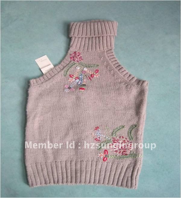 ladies' sleeveless turtle neck  newest  fashion   jumper