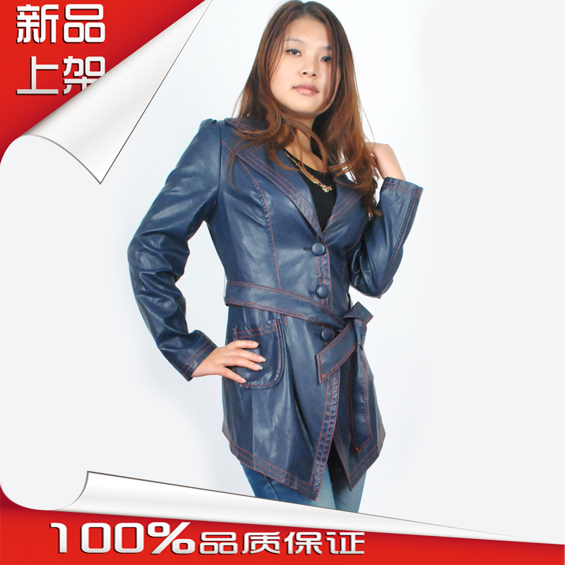 Ladies y12332 fashion all-match fashion slim leather clothing