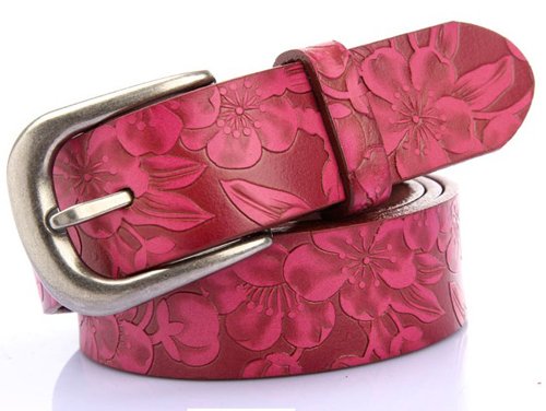 lady cattle leather belts,more colors  leather  belt,western cow skin belts,free shipping genuine leather emboss flower belts