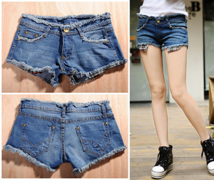 Lady denim shorts,women's jeans shorts,hot sale ladies' denim short pants free shipping summer new fashion boots pants trousers