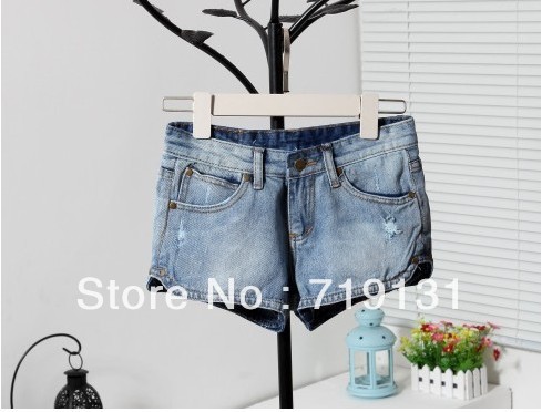 Lady denim shorts,women's jeans shorts,hot sale ladies' denim short pants sizes S M L,free shipping