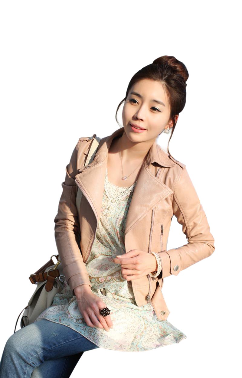 Lady's jacket,New arrival Women's Zipper PU Leather Jacket,outerwear coat for lady,Free shipping WWJ001