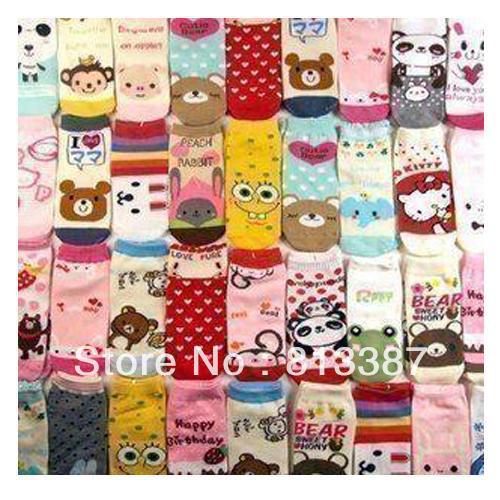 Lady's Lovely Fashion Cartoon Socks Sox Socks Stockings