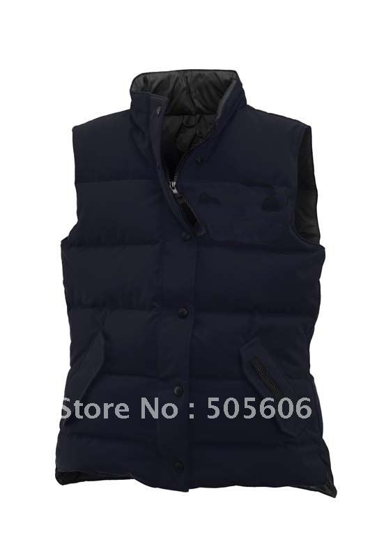 lady's  Women's  Brand Fashion goose down vest  6 color free shipping