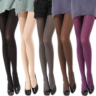 Lady sexy fashion velvet pantyhose 50D Tight silk stockings Leggings pantyhose