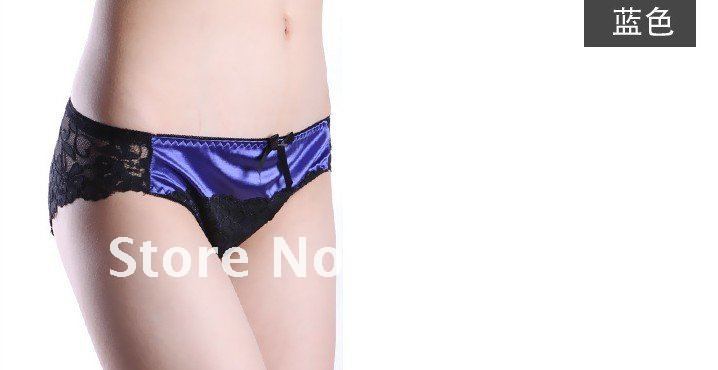 Lady sexy underwear lace briefs Five color close-fitting underwear woman