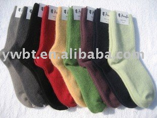 Lady'swool socks/ thick warm socks USD6.88/pair,pure color socks