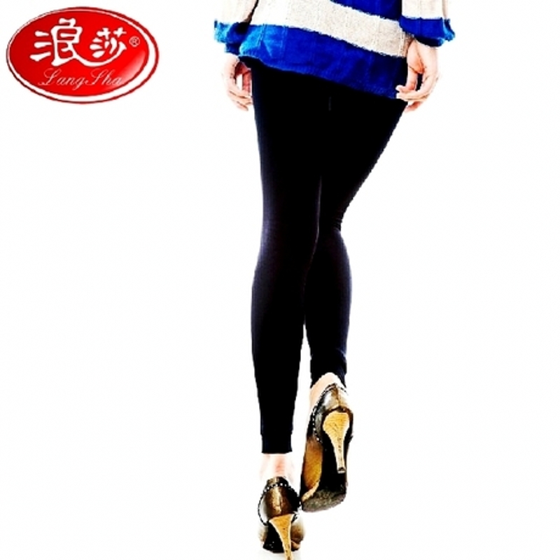 LANGSHA 5800d velvet double layer thermal plus crotch ankle length trousers 9978