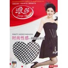 Langsha fashion sexy black mesh stockings